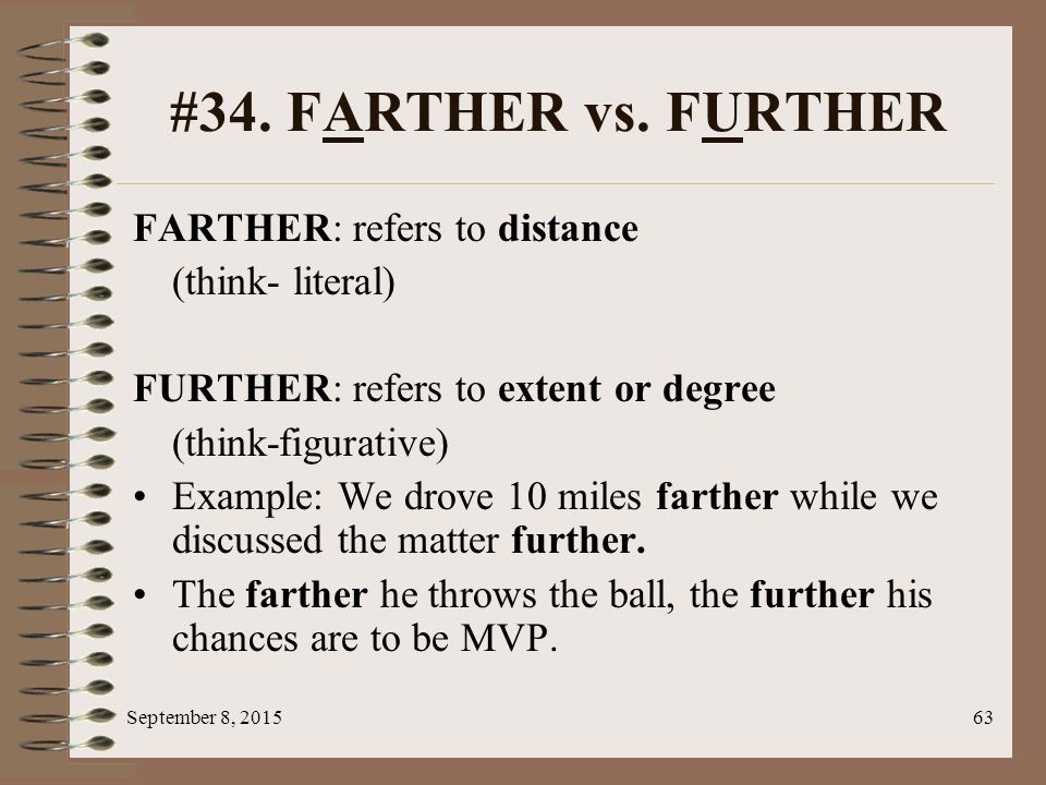 Further vs farther