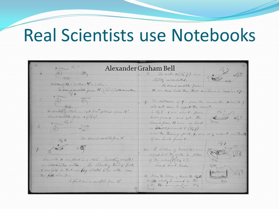 Real Scientists use Notebooks
