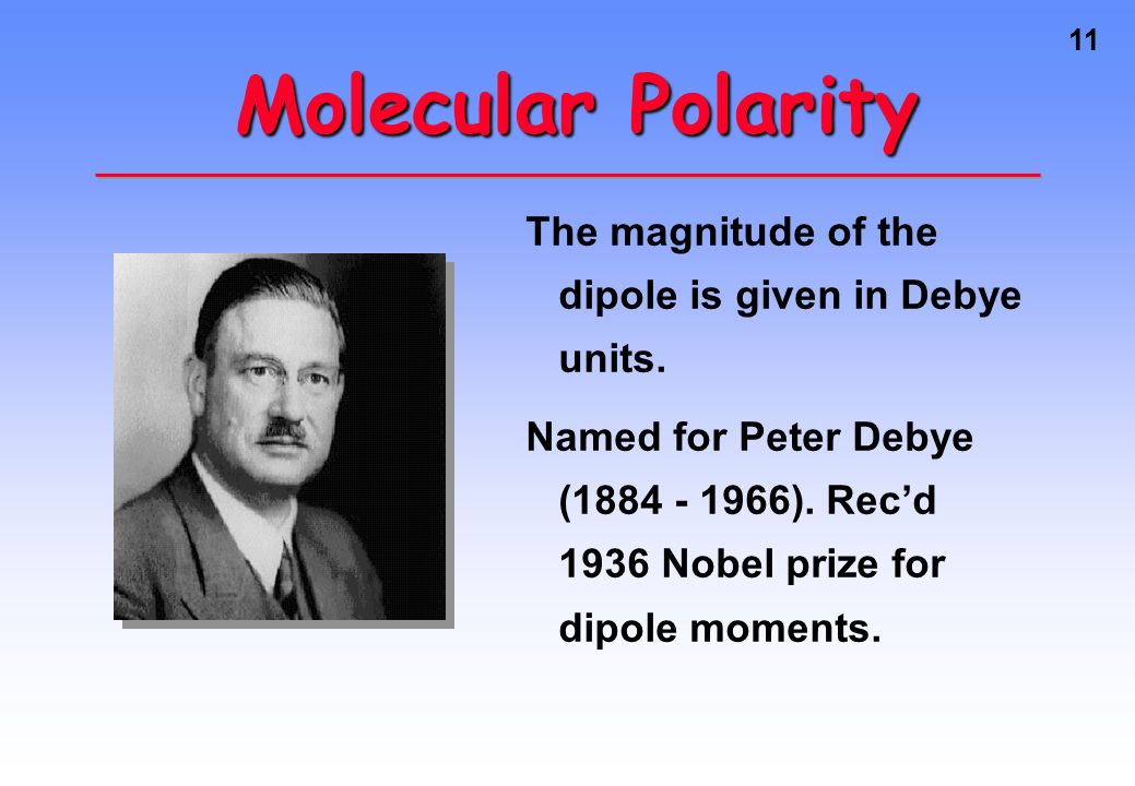 Molecular Polarity Boiling point = 100 ˚C Boiling point = -161 ˚C - ppt video online download