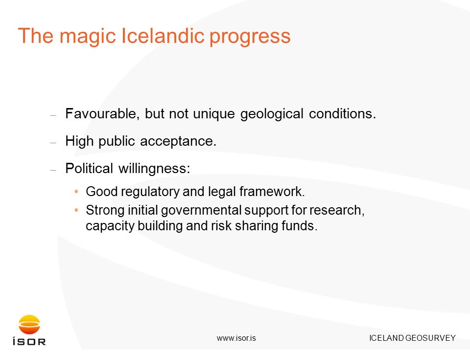 The magic Icelandic progress