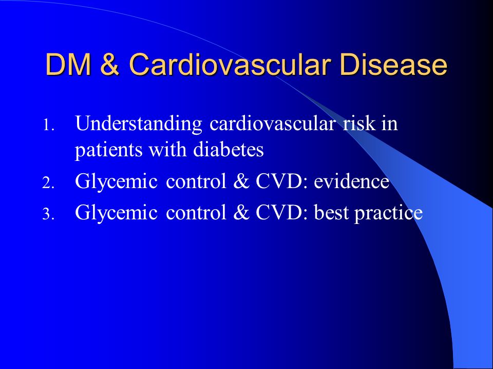 diabetes and heart disease ppt