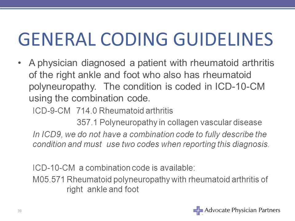 Kode icd 10 arthritis