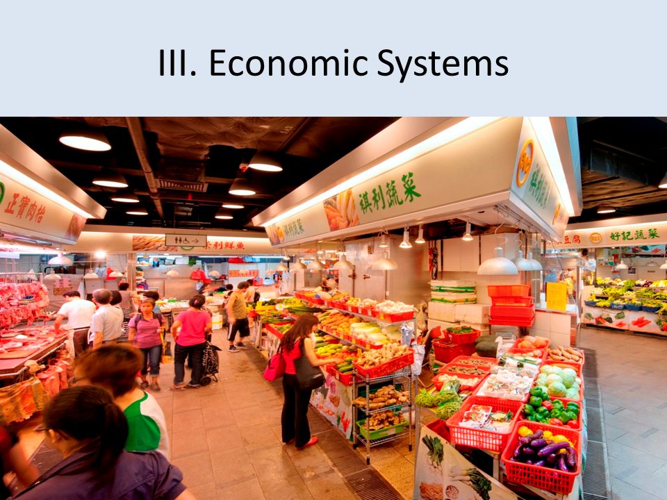 III. Economic Systems