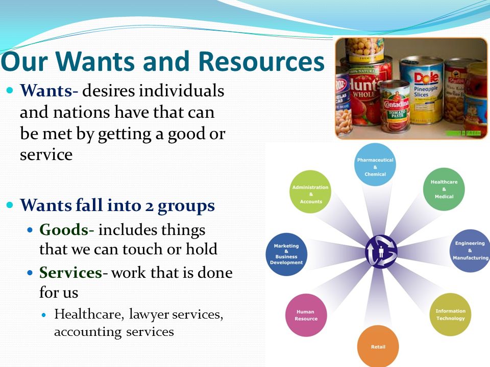 Our Wants and Resources