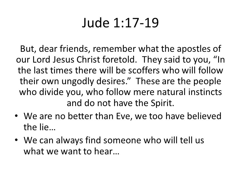 Jude 1:17-19