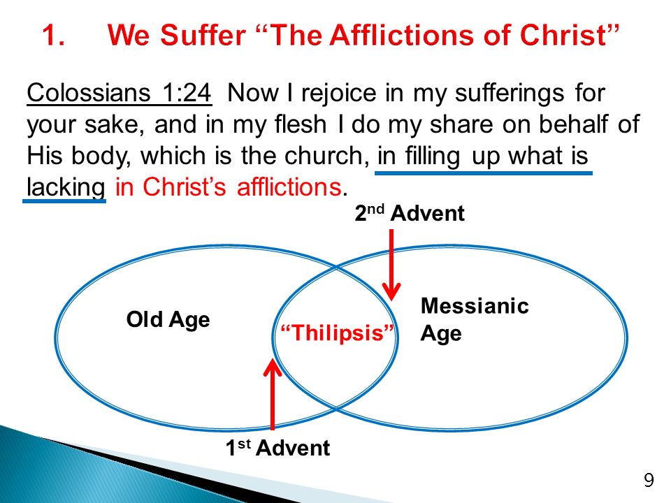 1. We Suffer The Afflictions of Christ