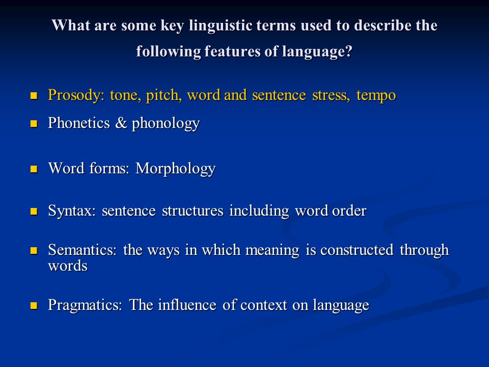 Comparative Linguistics Engl 4371 Dr Mosheer Amer Ppt Video
