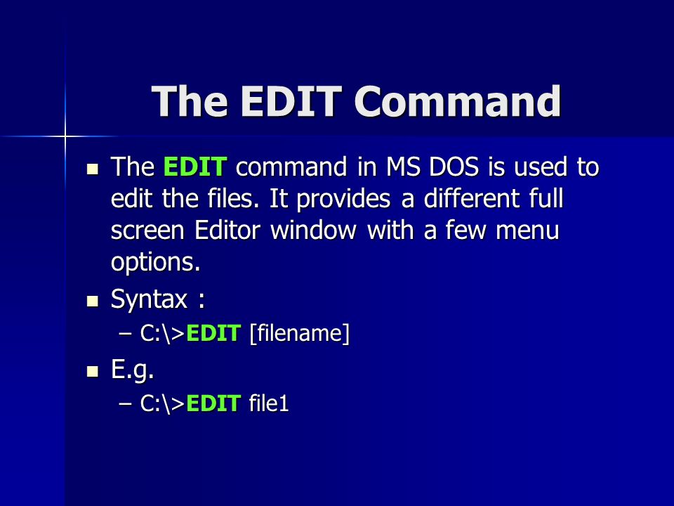 Command line option syntax error type command