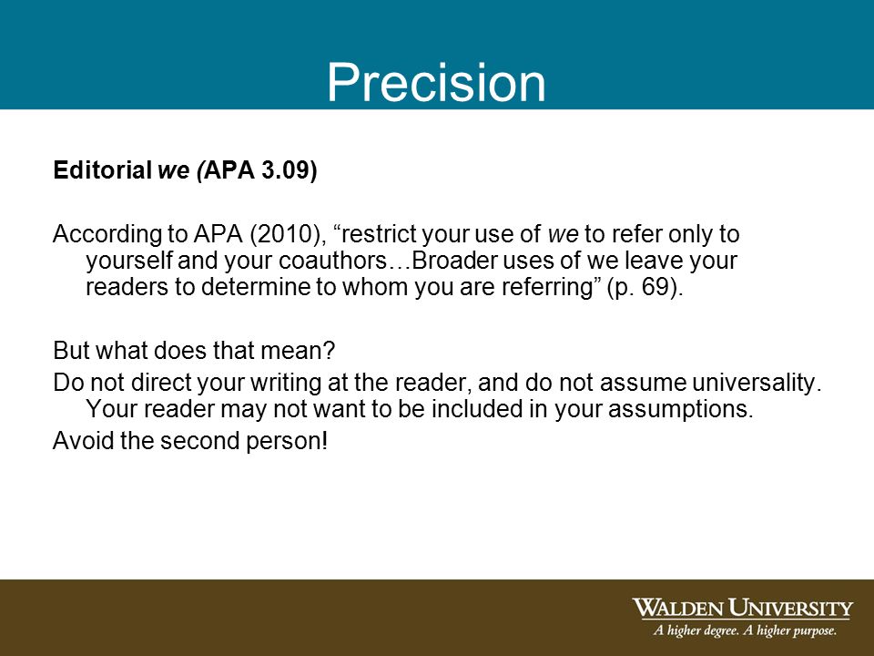 Numbers - Other APA Guidelines - Academic Guides at Walden University