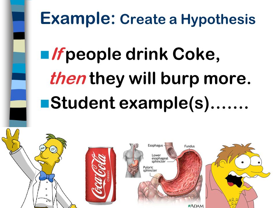 Example: Create a Hypothesis