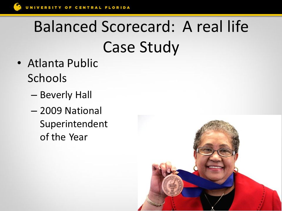 Balanced Scorecard: A real life Case Study