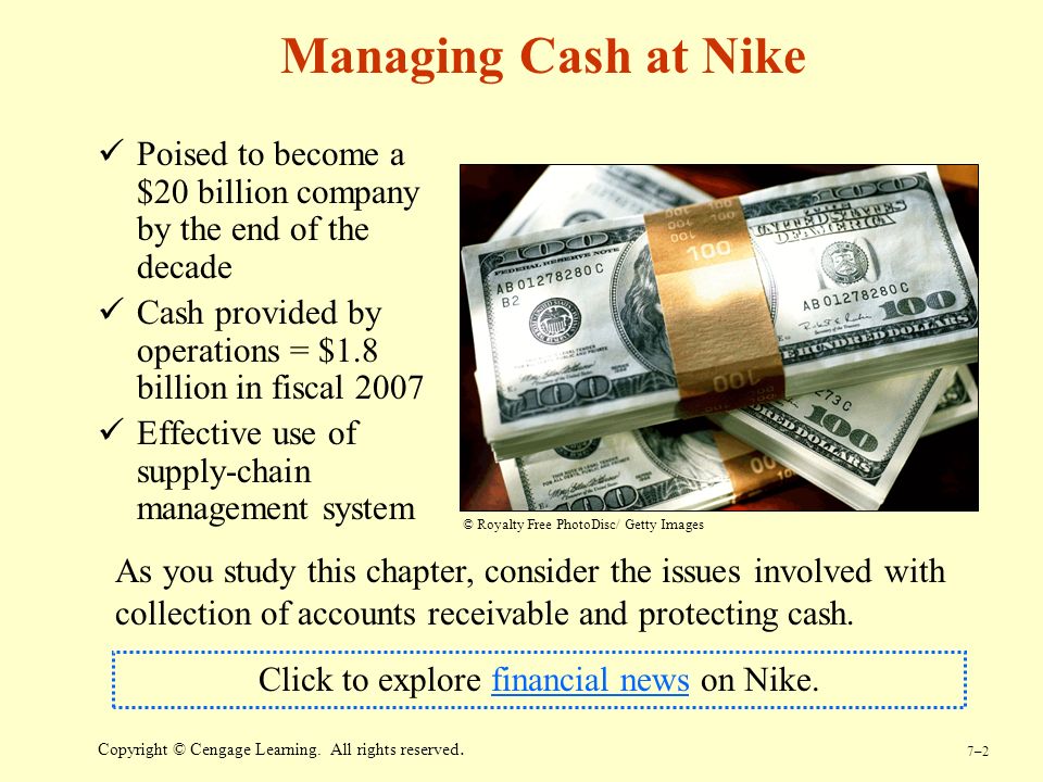 Chapter 7 Cash and Receivables. - ppt download
