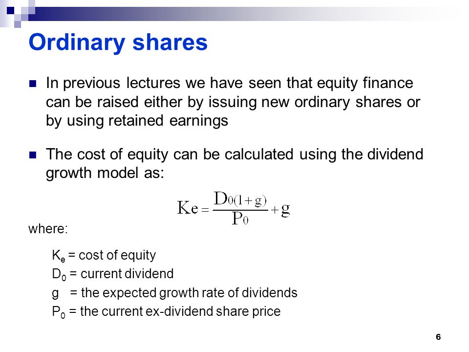 Cost of Capital and Returns to Providers of Finance - ppt download