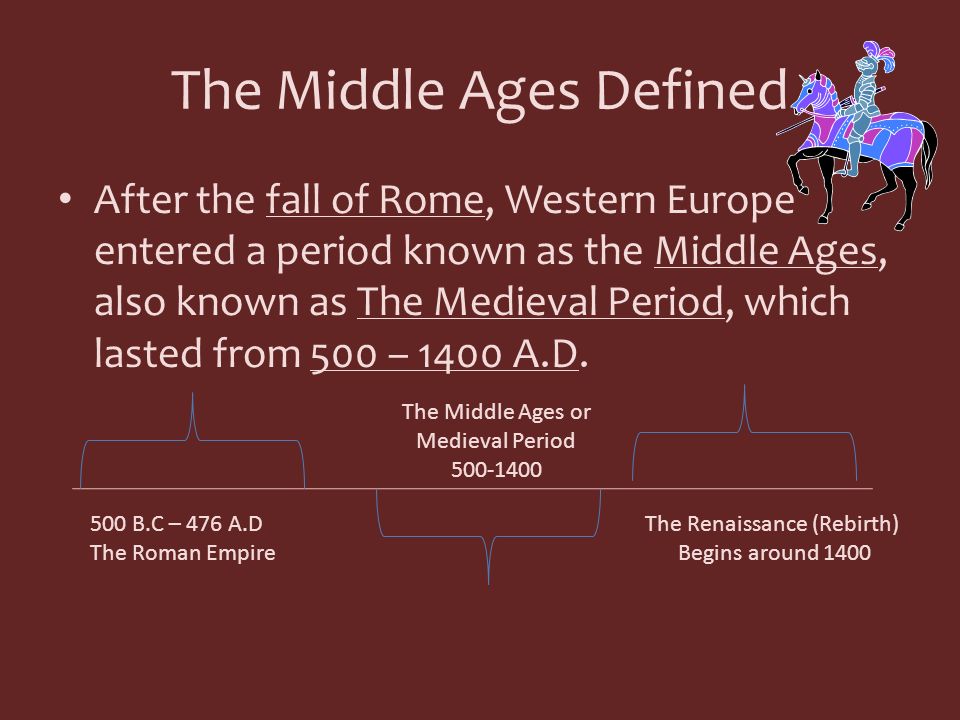 The Middle Ages Defined
