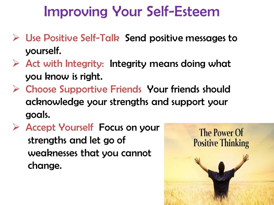 Better esteem your to how self Improving Self