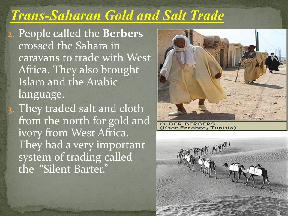 Trans-Saharan Gold and Salt Trade