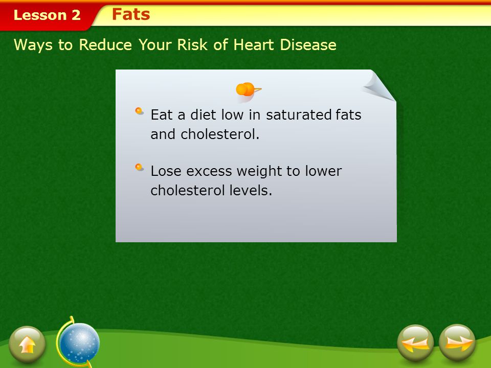 Fats Ways to Reduce Your Risk of Heart Disease