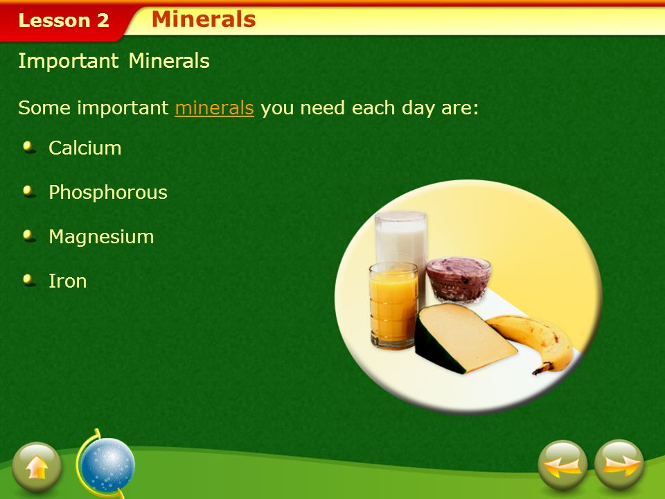 Minerals Important Minerals