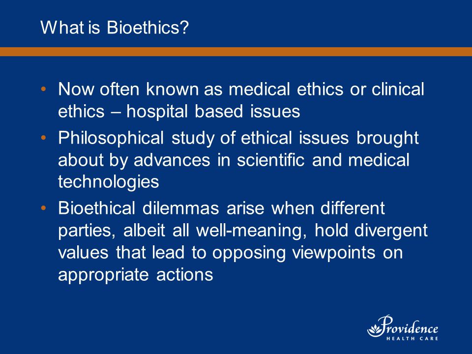 medical ethics topics