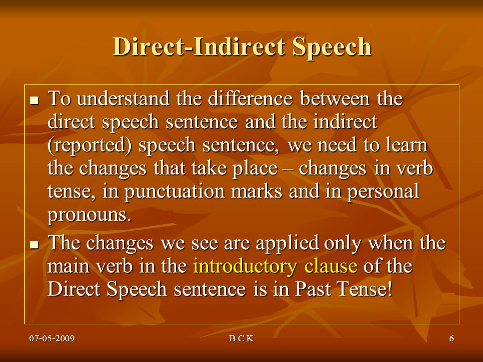 Presentation on theme: "Direct-Indirect Speech"- Presentation tra...