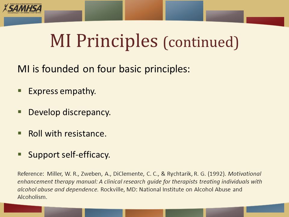 MI Principles (continued)