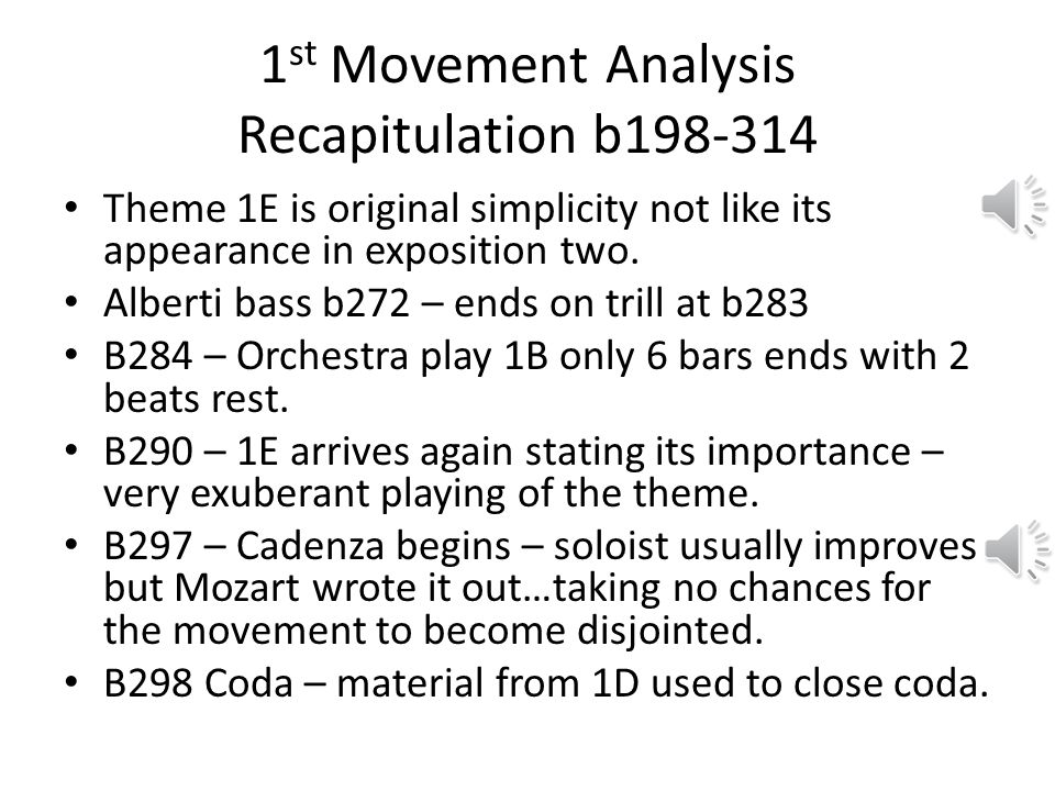 1st Movement Analysis Recapitulation b