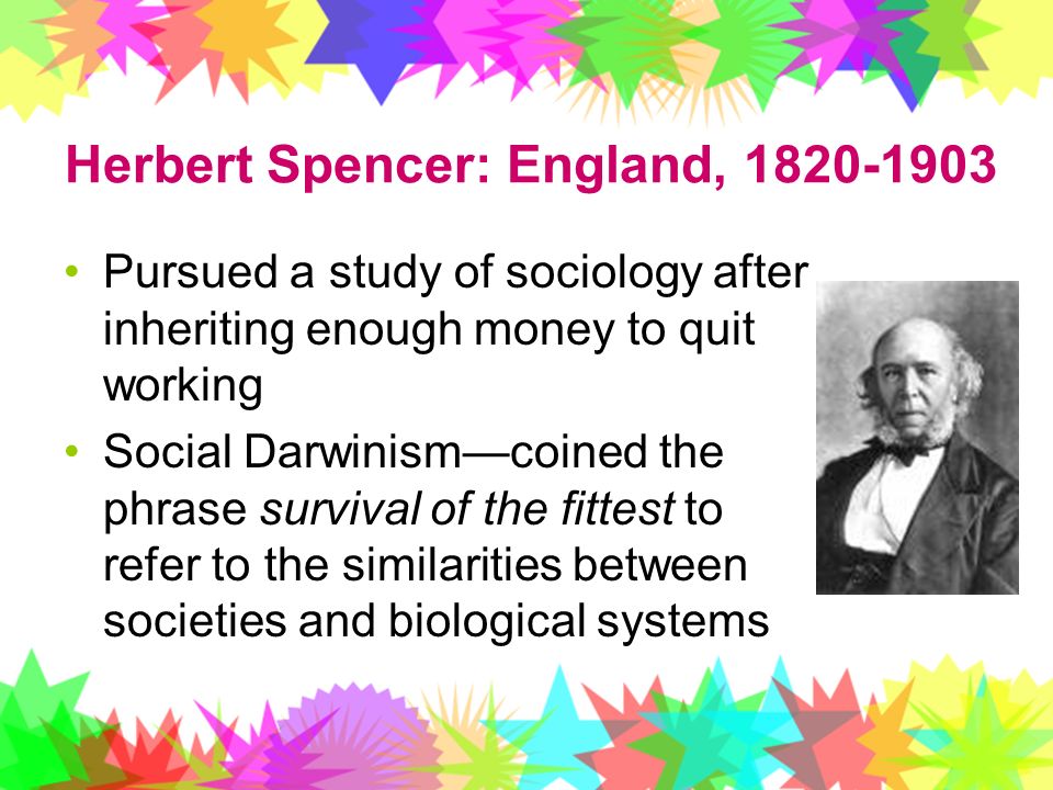 Herbert Spencer: England,