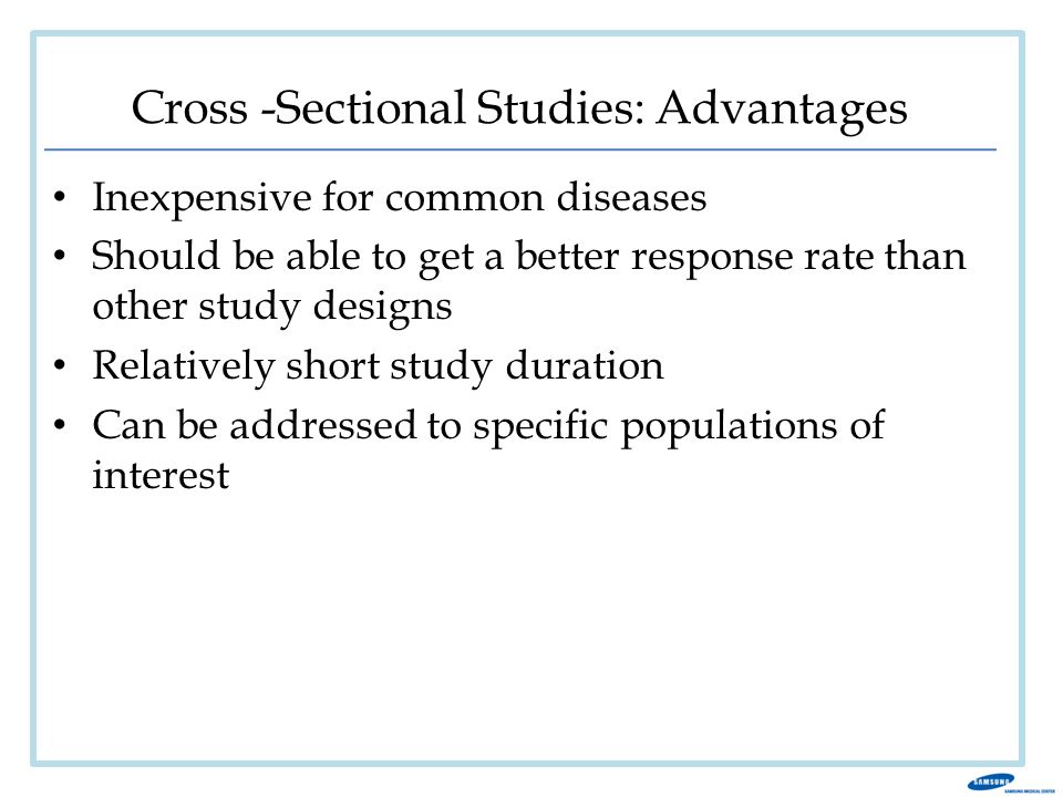 Cross Sectional Studies Ppt Video Online Download