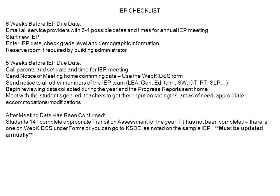 Iep Ppt Download