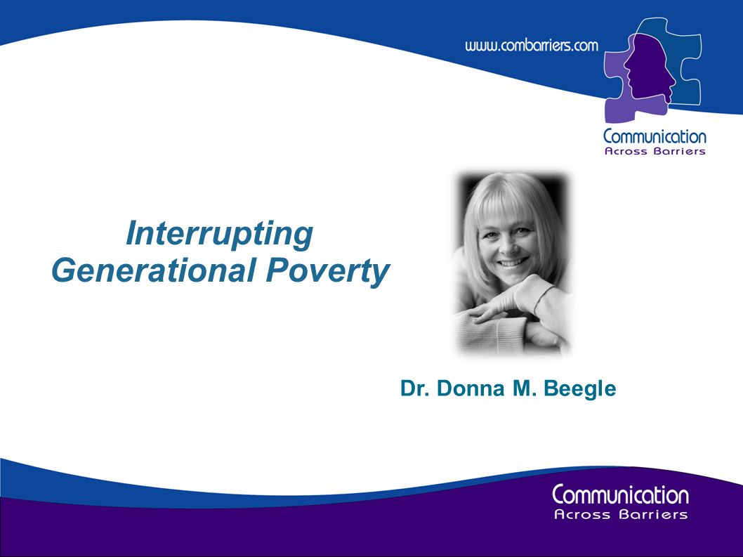 Interrupting Generational Poverty