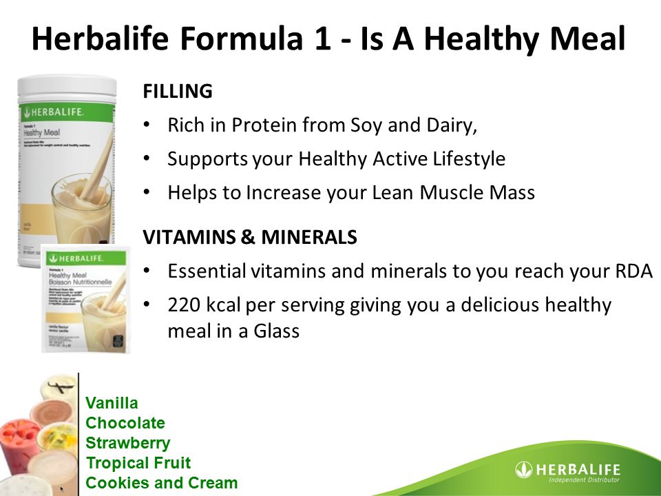Herbalife Formula 1 - Is A Healthy Meal