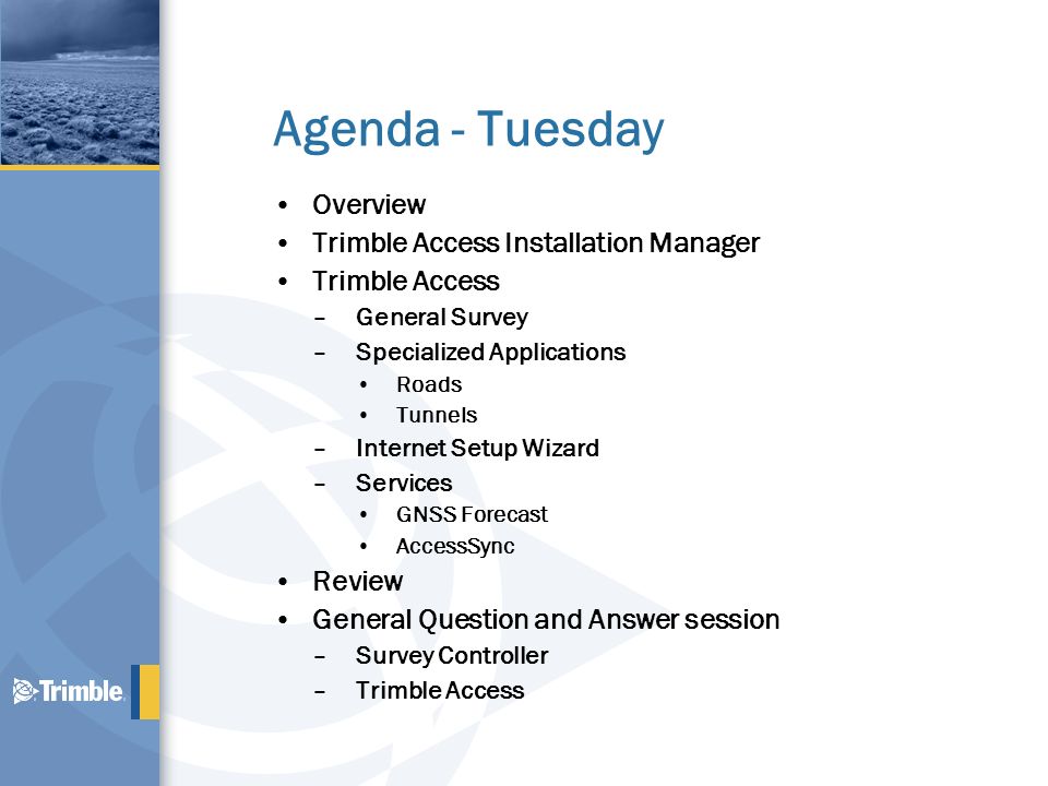 Trimble Access Training Ppt Video Online Download