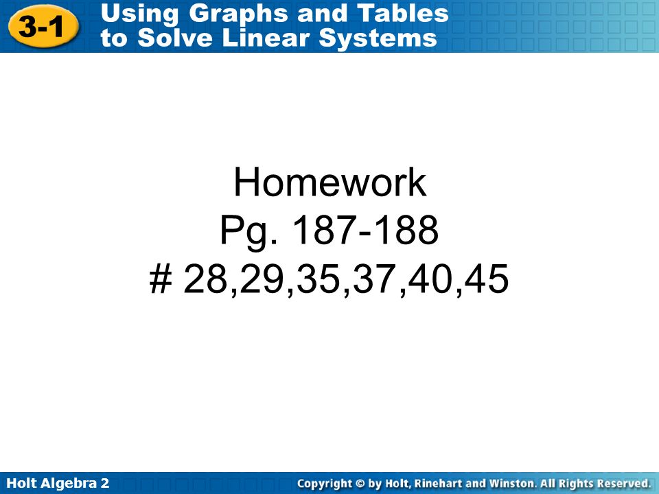 Homework Pg # 28,29,35,37,40,45
