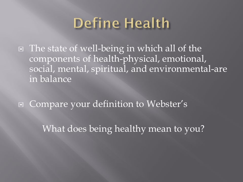 LEADING A HEALTHY LIFESTYLE - ppt video online download