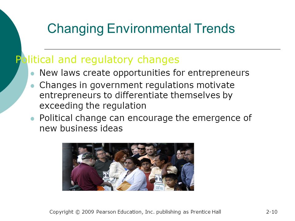 Changing Environmental Trends
