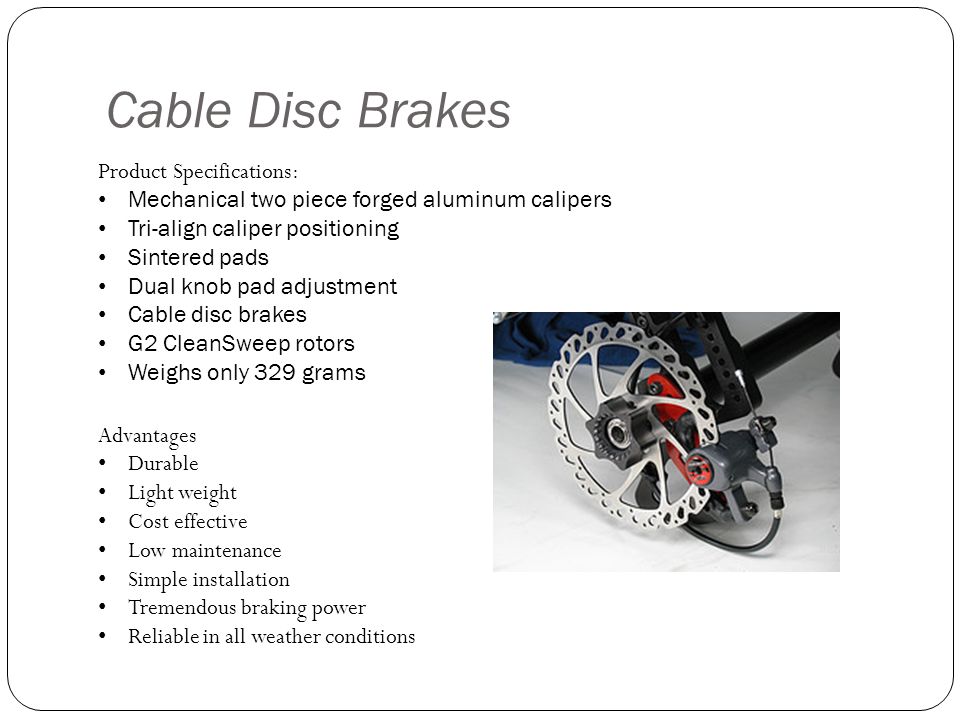 cable pull disc brakes