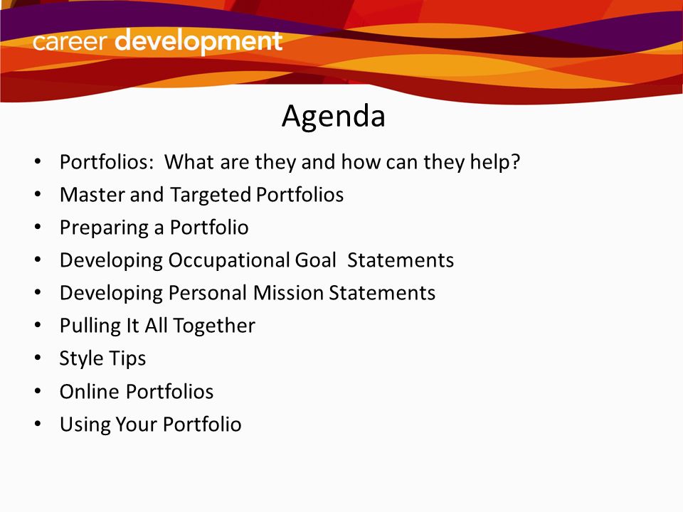 Agenda Portfolios: What are they and how can they help