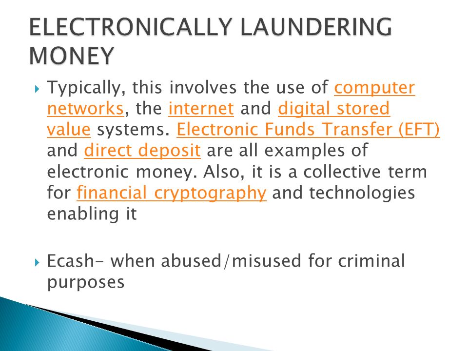 Fraud And Electronic Money Laundering Ppt Video Online Download