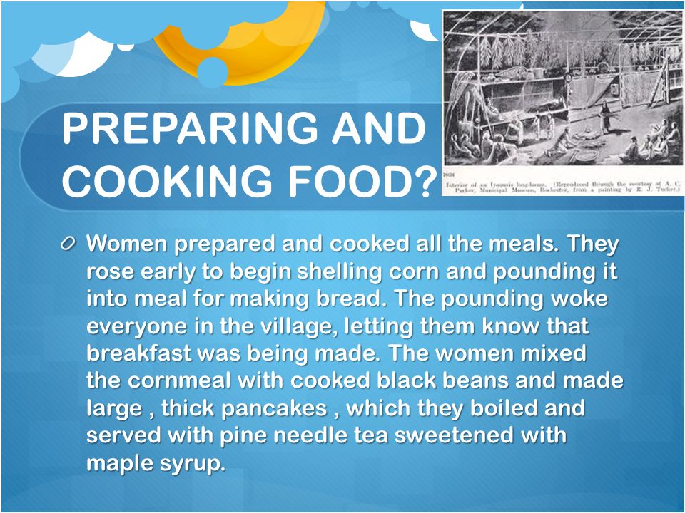 PREPARING AND COOKING FOOD