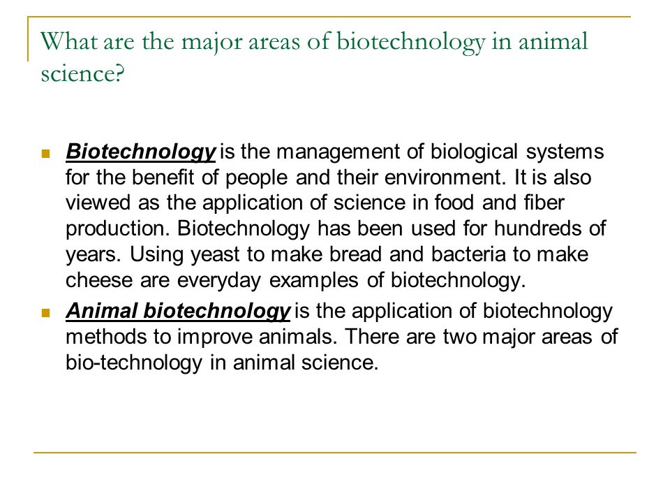 Unit Animal Science. - ppt download