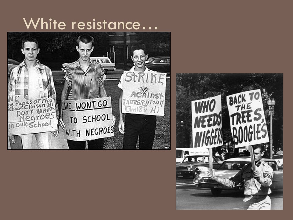 White resistance…