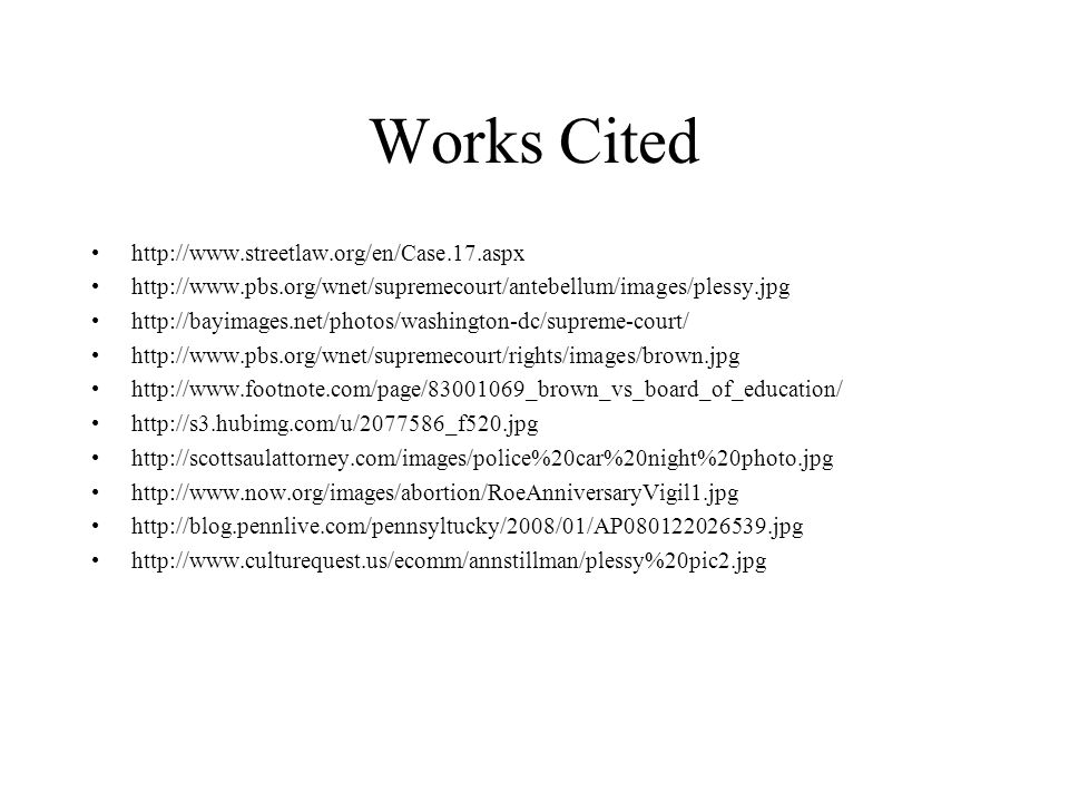 Works Cited