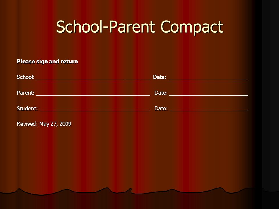 School-Parent Compact