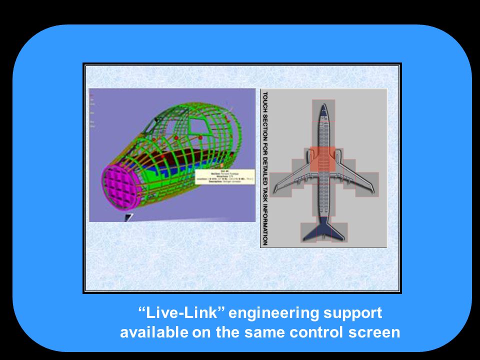 Live-Link engineering support available on the same control screen