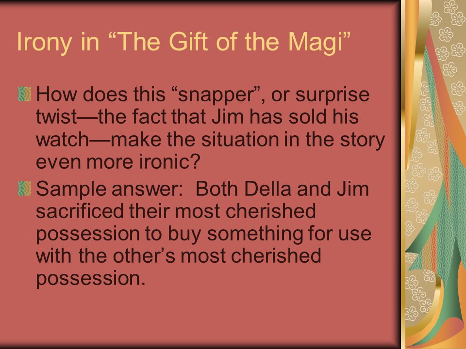 details about della in the gift of the magi