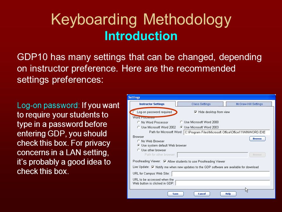 Keyboarding Methodology Introduction