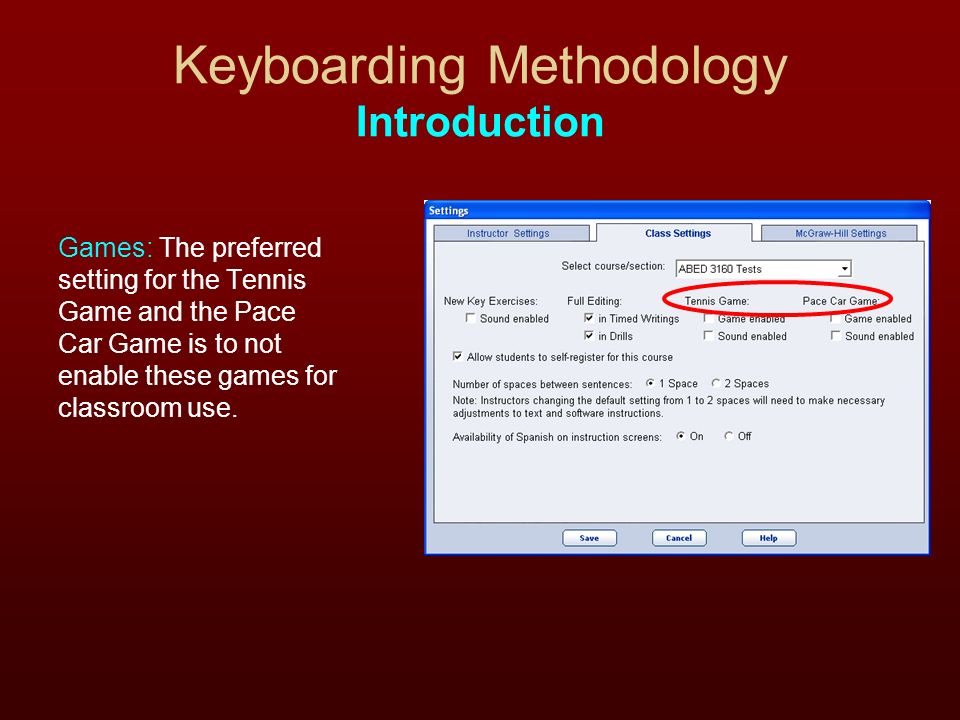 Keyboarding Methodology Introduction