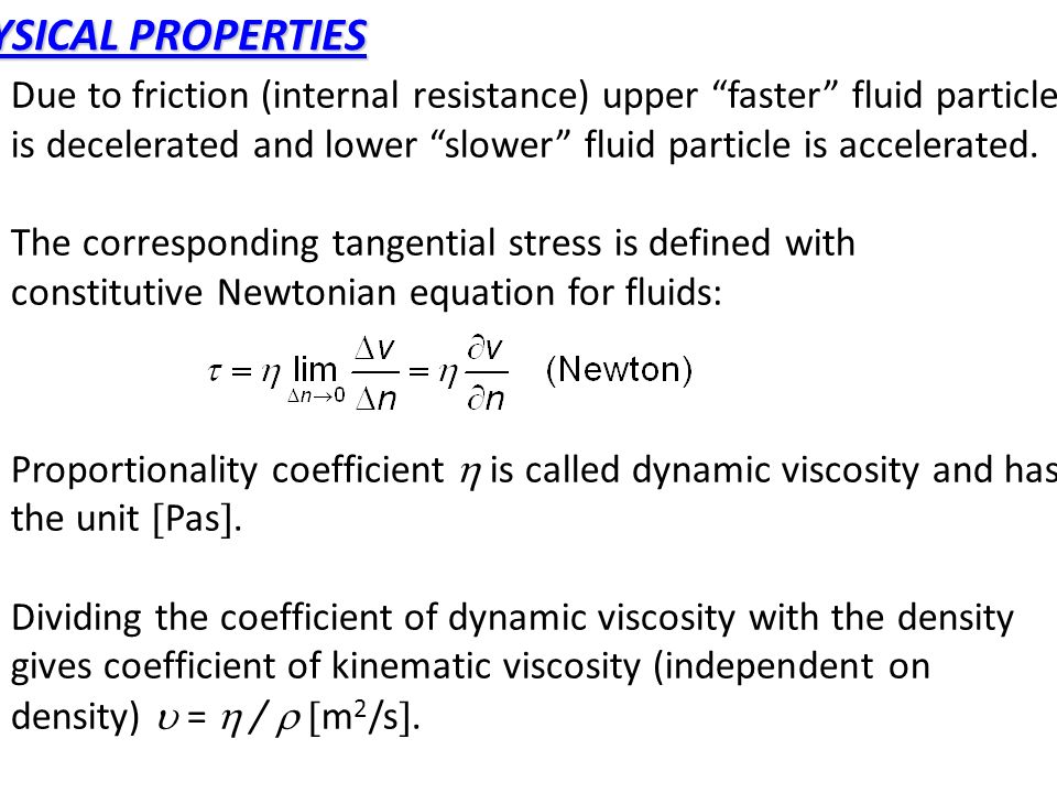 PHYSICAL PROPERTIES