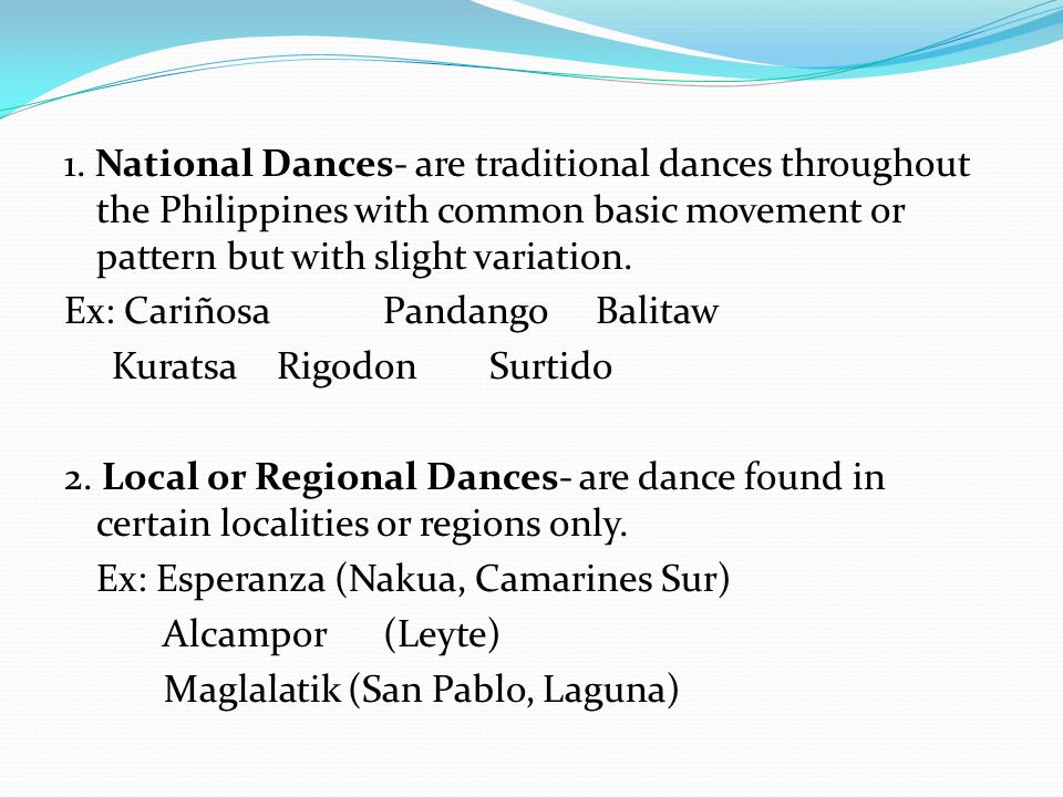 objectives of philippine folk dance