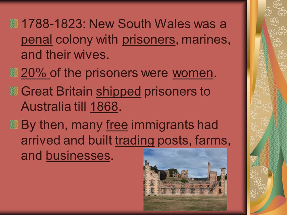 Prisoners as Colonists Australia - ppt download